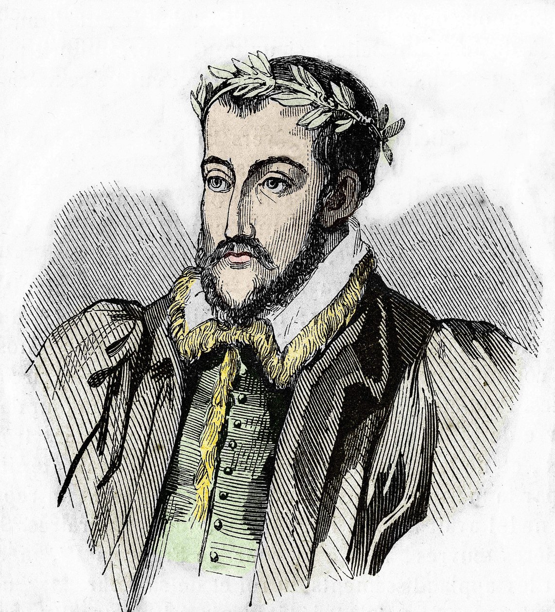 Joachim du Bellayn muotokuva. Ranskalainen runoilija (Château du Liré, Maine-et-Loire tekijältä Unknown artist