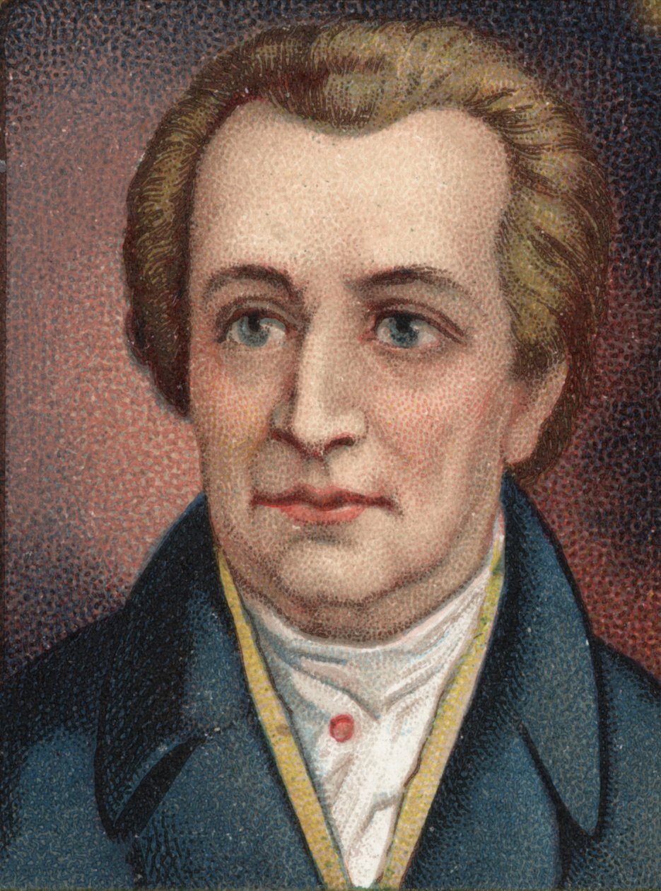 Johann Wolfgang Goethen (1749 - 1832), saksalaisen kirjailijan muotokuva. tekijältä Unknown artist