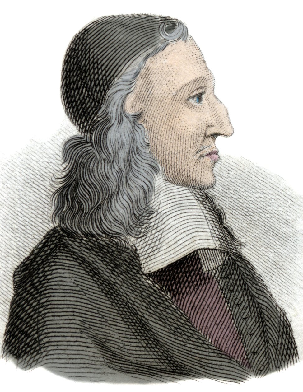 Muotokuva Johan de Wittistä (Jean de Witt) (1625-1672) Hollantilainen poliitikko, taloustieteilijä ja matemaatikko Kaiverrus 1800-luvulta. tekijältä Unknown artist
