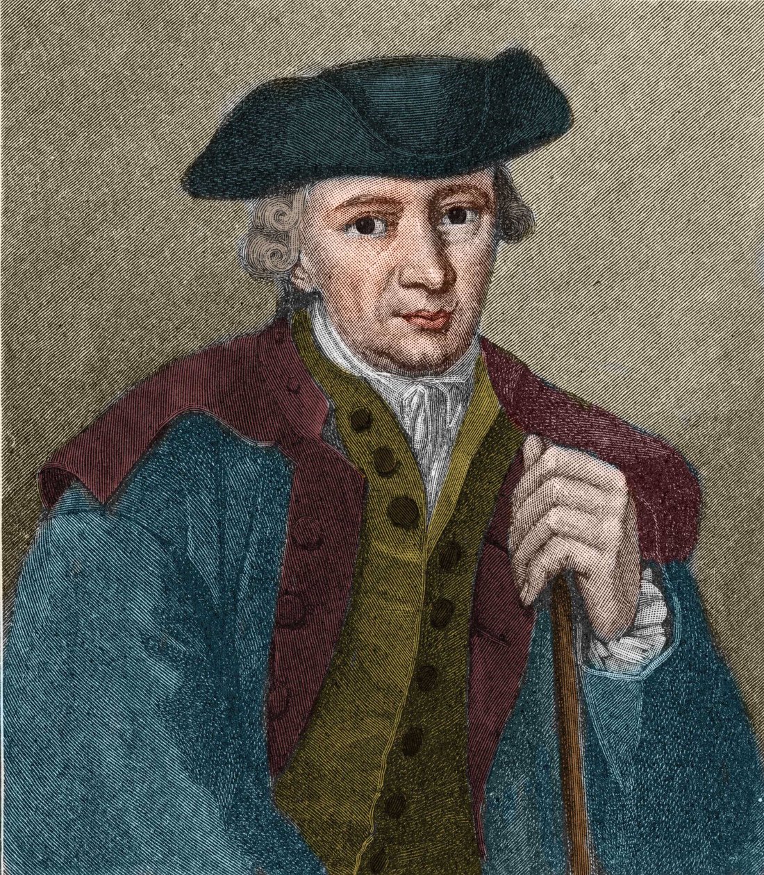 Muotokuva Johann Georg Hamannista (1730-1788), saksalaisesta filosofista ja kirjailijasta. tekijältä Unknown artist