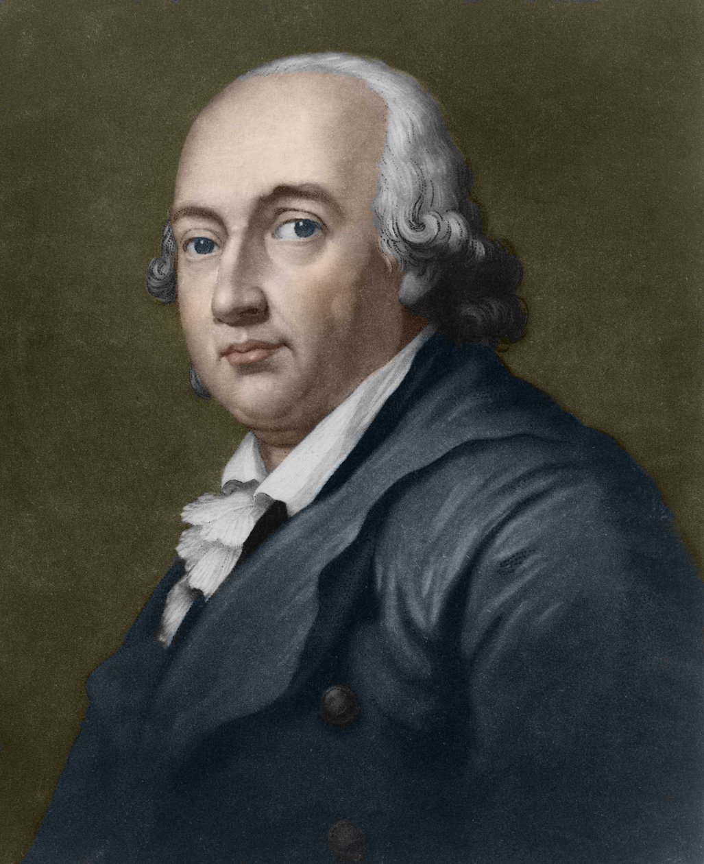 Muotokuva Johann Gottfried Herderistä (1744-1803), saksalainen filosofi, teologi ja kielitieteilijä. tekijältä Unknown artist