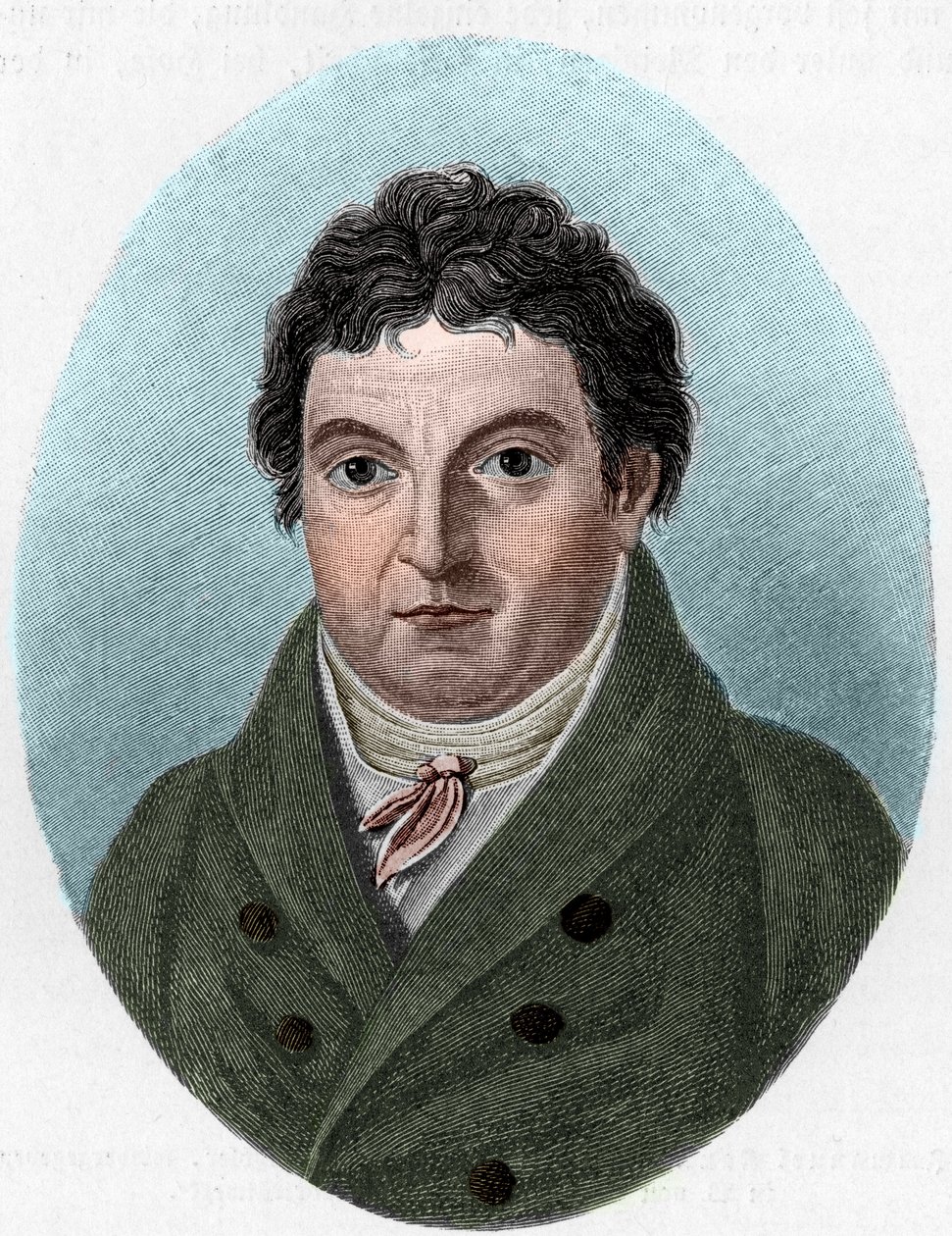 Johann Gottlieb Fichten (1762-1814), saksalaisen filosofin muotokuva tekijältä Unknown artist