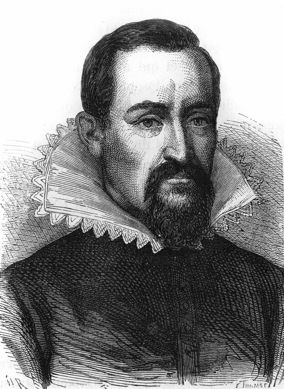 Tähtitieteilijä Johannes Kepler (Keppler) (1571-1630) muotokuva tekijältä Unknown artist