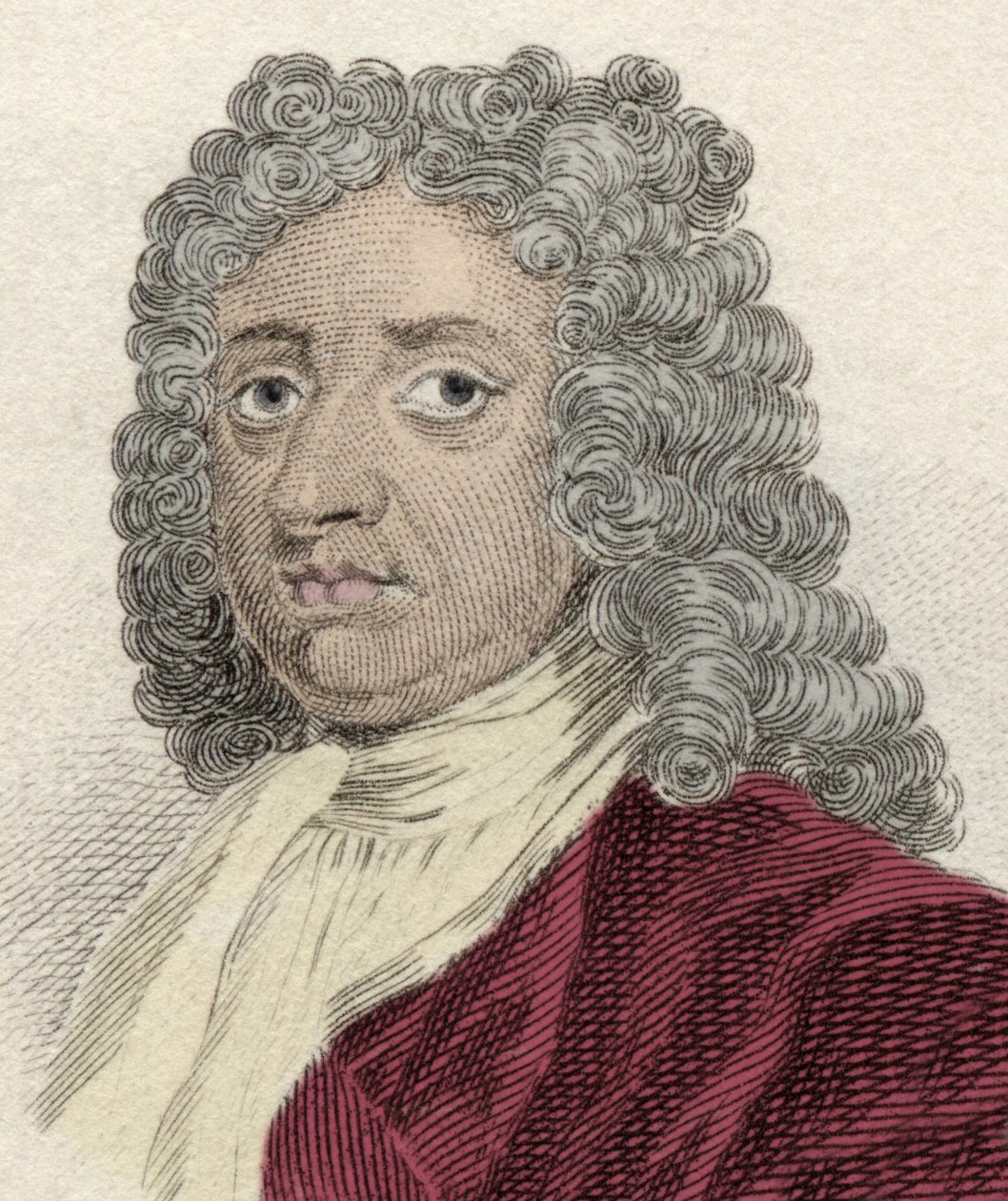 John Churchillin, Marlboroughin ensimmäisen herttuan (1650-1722), englantilaisen kenraalin ja valtiomiehen muotokuva. Kaiverrus 1800-luvulta. tekijältä Unknown artist