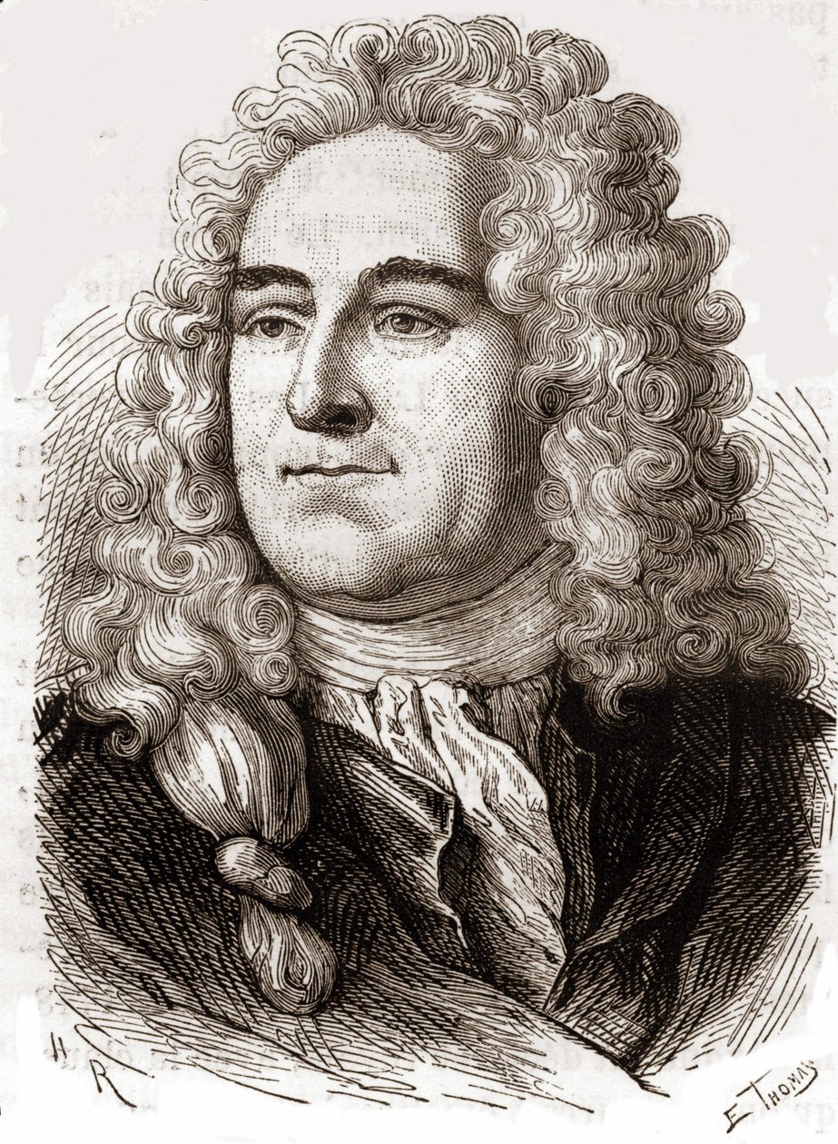 Muotokuva John Lawsta (1671 - 1729), Scottish Financial, joka aiheutti konkurssin vuonna 1720 (tapahtuma Quincampoix Streetillä) tekijältä Unknown artist