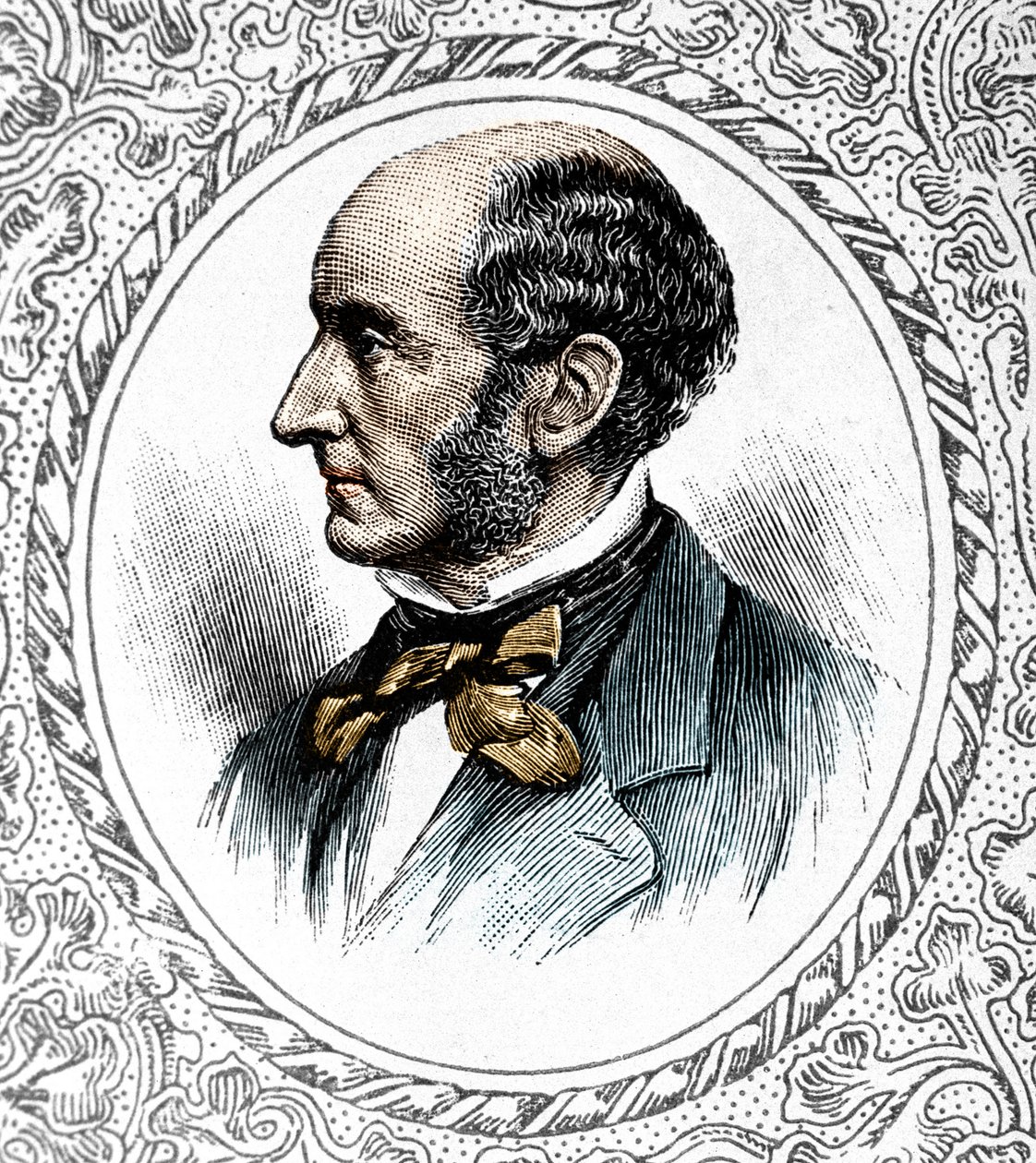 John Stuart Millin muotokuva. Brittiläinen filosofi ja taloustieteilijä 1806-1873 tekijältä Unknown artist