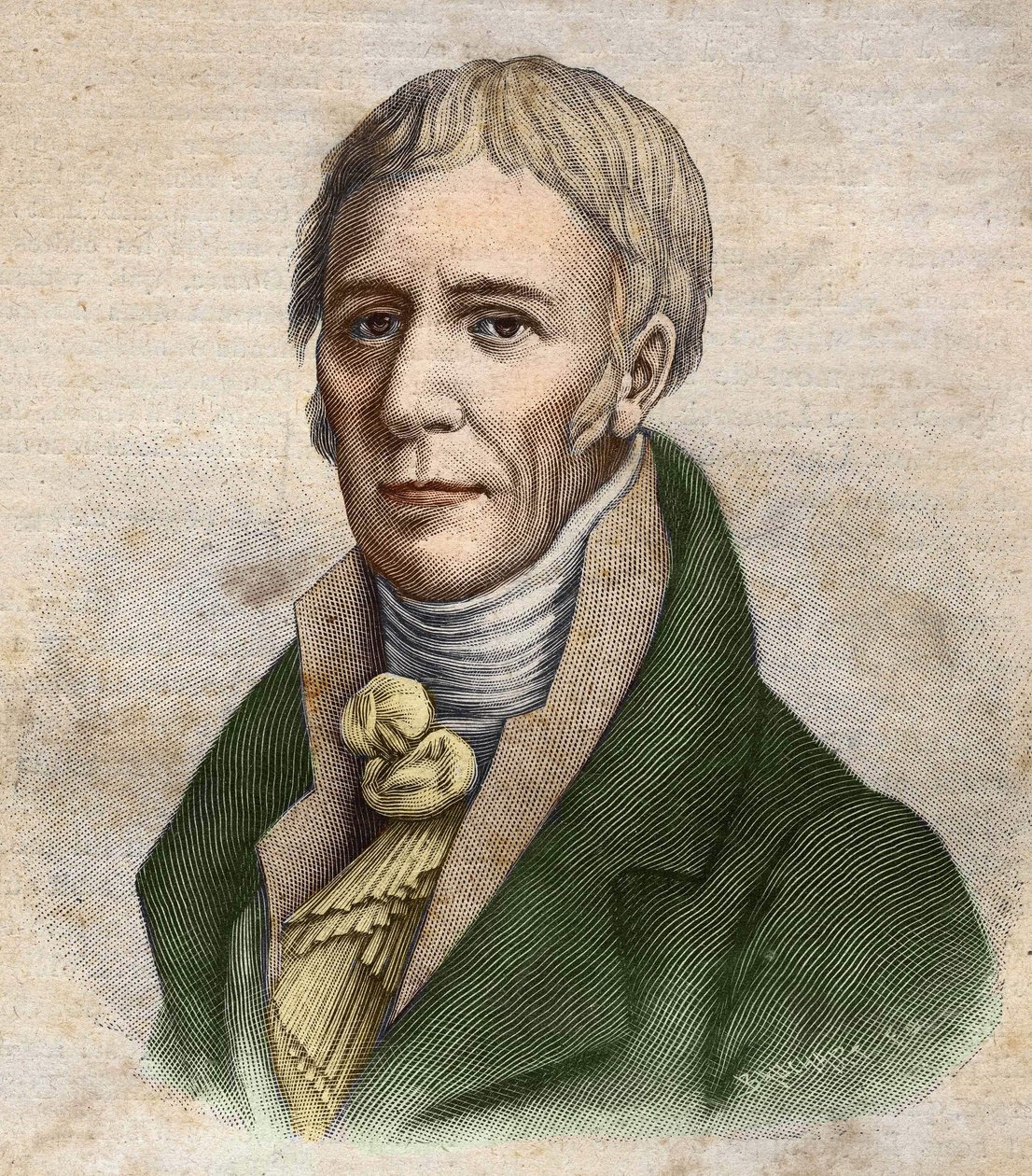 Johannes Kastajan (Jean-Baptiste) Lamarckin (1744-1829) muotokuva. tekijältä Unknown artist