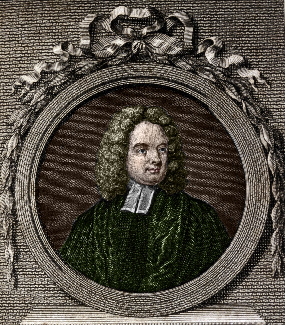 Jonathan Swiftin muotokuva. Irlantilainen kirjailija (1667-1745). tekijältä Unknown artist