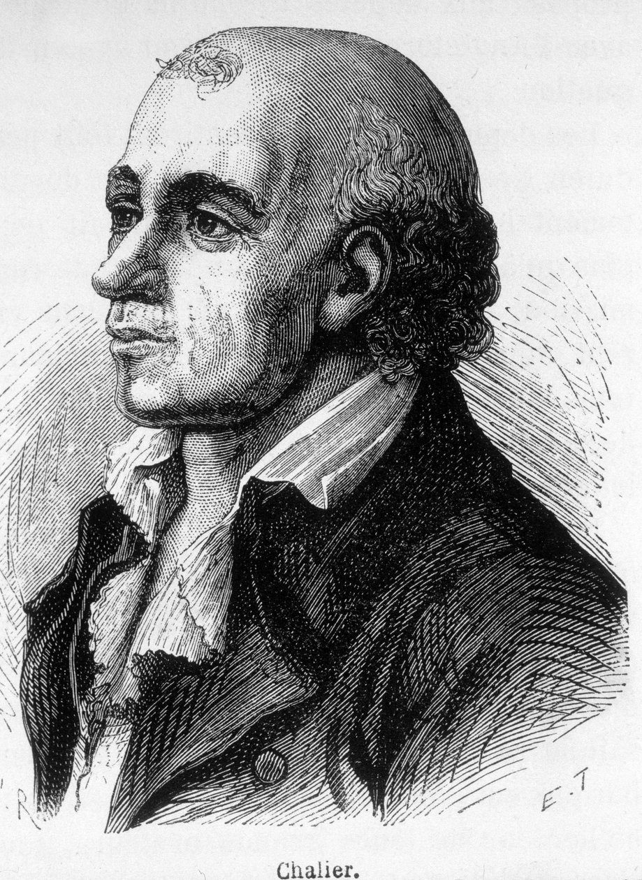 Ranskalaisen poliitikon (1747-1793) Joseph Chalierin muotokuva. tekijältä Unknown artist