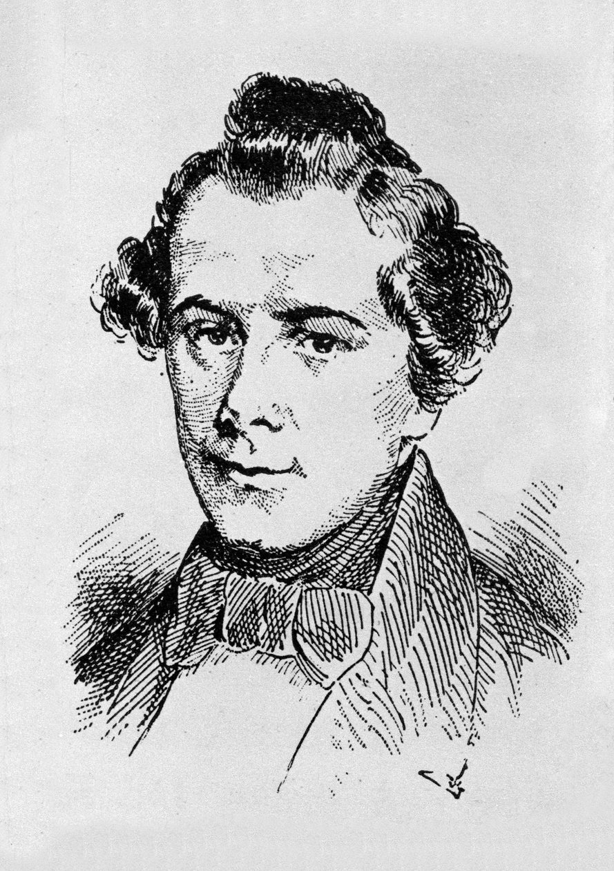 Joseph Lannerin muotokuva itävaltalainen säveltäjä, viulisti ja kapellimestari (1801-1843). tekijältä Unknown artist