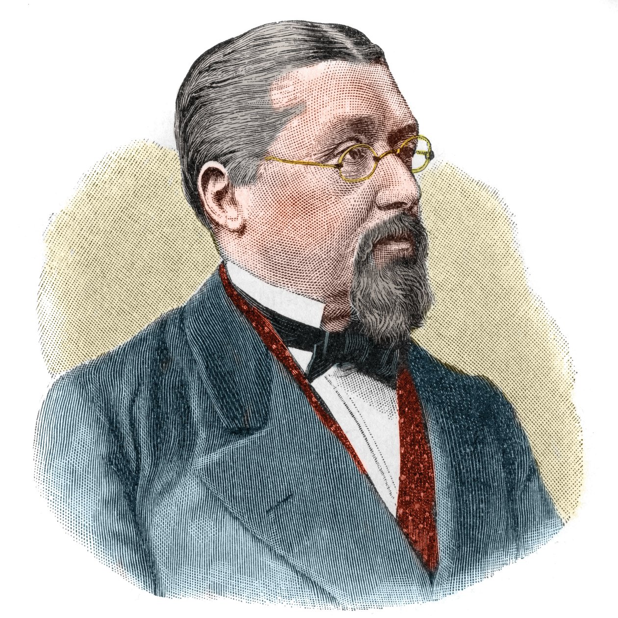 Muotokuva Joseph Victor von Scheffelistä (1826 -1886), saksalainen kirjailija ja runoilija. tekijältä Unknown artist