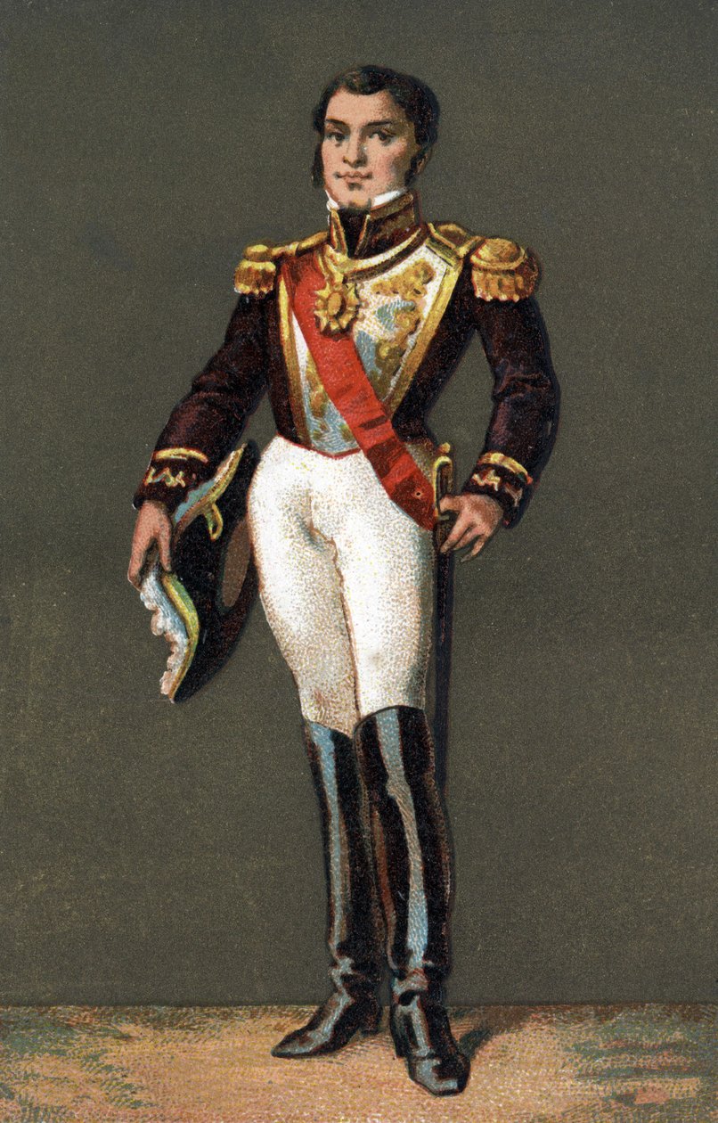 Argentiinan valtiomiehen John Manuel de Rosesin (1793-1877) muotokuva. tekijältä Unknown artist