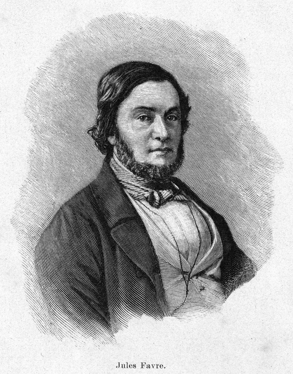 Ranskalaisen poliitikon Jules Favren (1809-1880) muotokuva tekijältä Unknown artist