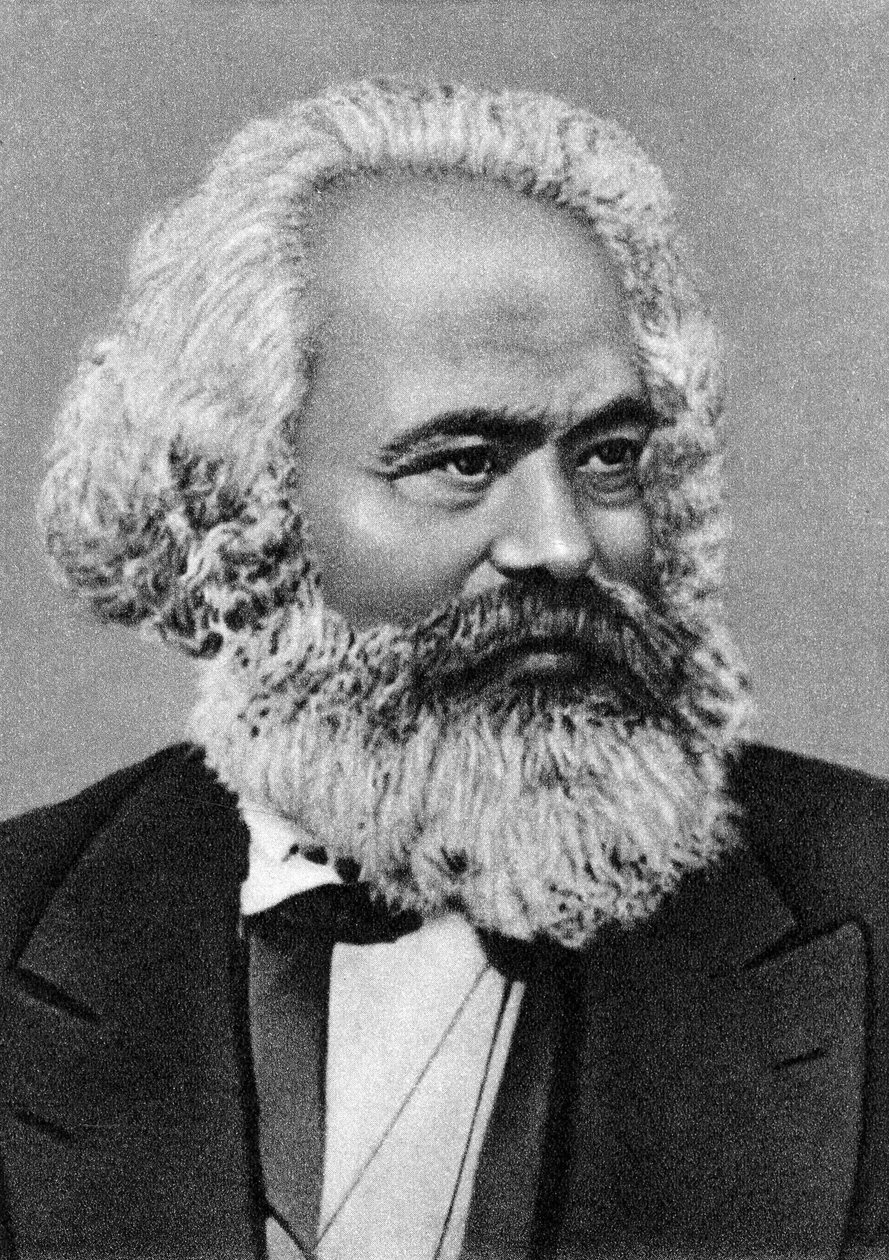 Karl Marxin muotokuva tekijältä Unknown artist