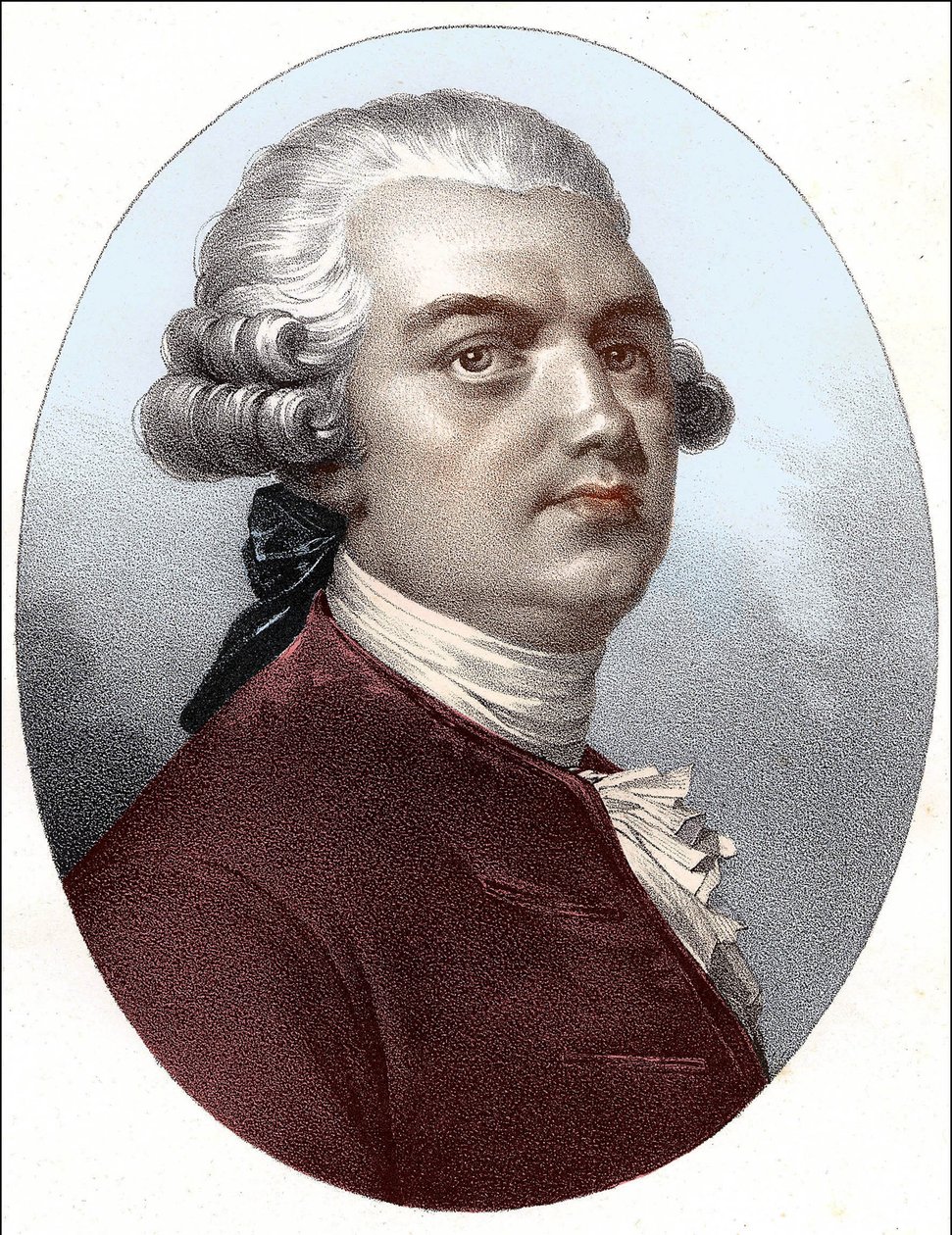 Lekainin muotokuva (Henri Louis Cain (Henri-Louis Le Kain) (1729-1778) tekijältä Unknown artist