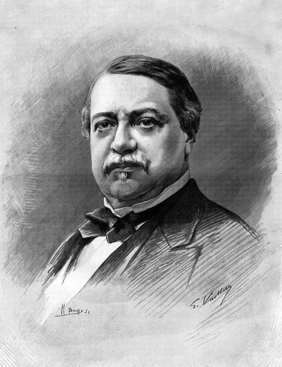 Muotokuva Leon Saysta (1826-1896), ranskalainen poliitikko, taloustieteilijä. tekijältä Unknown artist