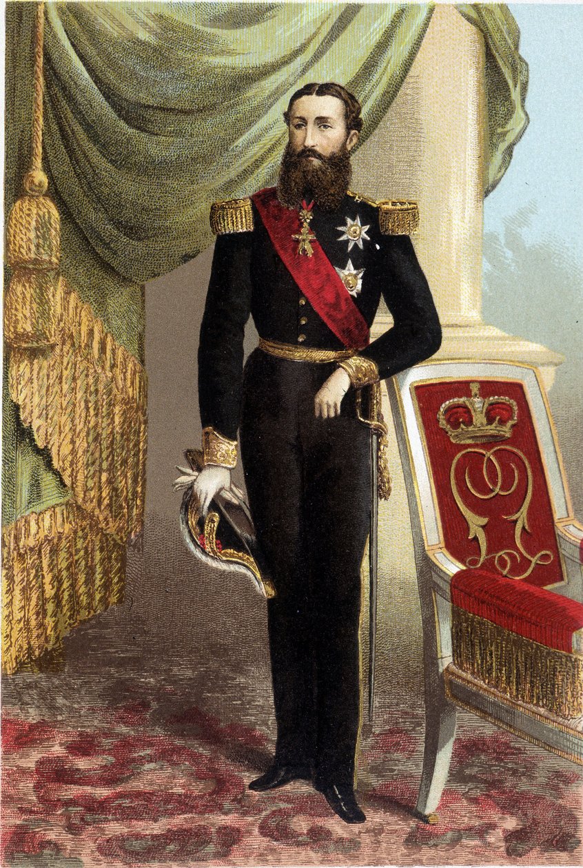 Belgian kuninkaan Leopold II:n muotokuva tekijältä Unknown artist