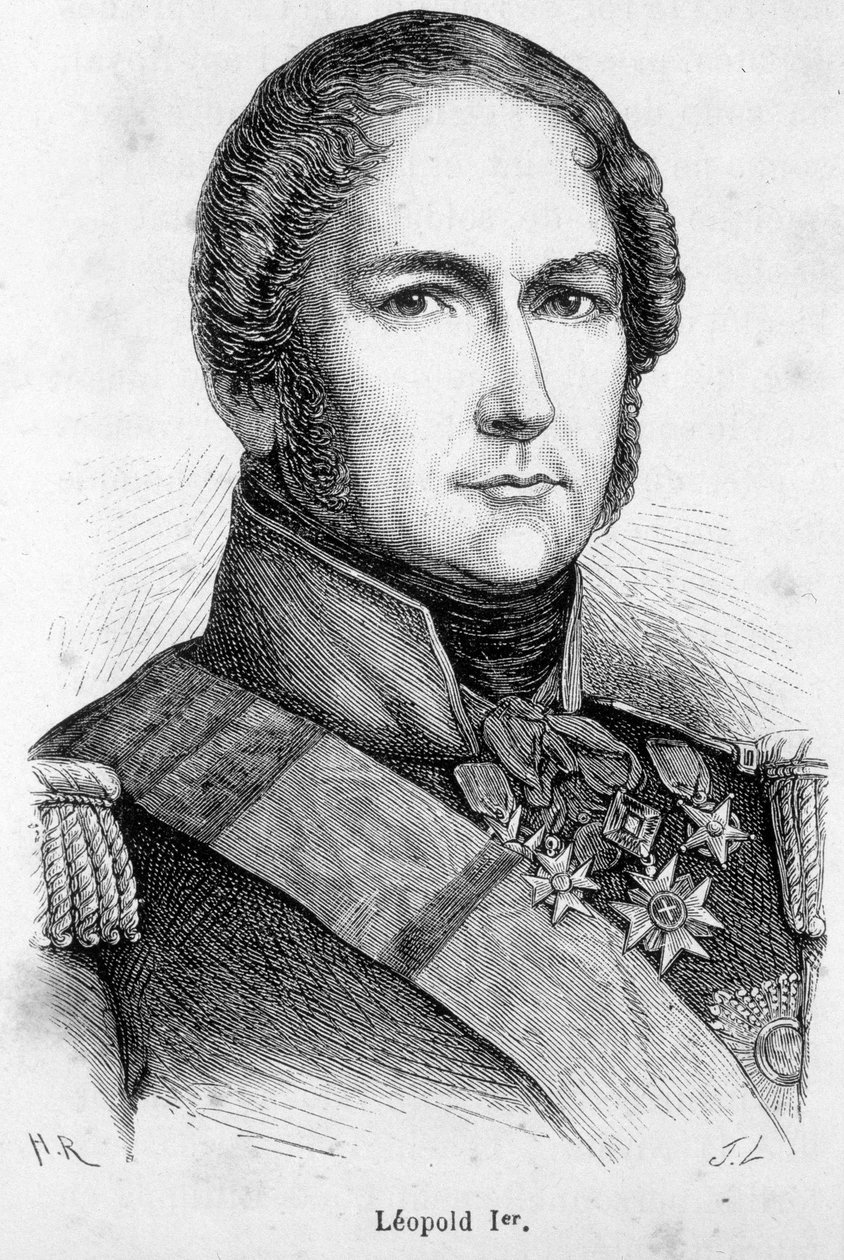 Leopold I:n muotokuva Sachsen Cobourg Gothasta (Saksi-Coburg-Gotha tekijältä Unknown artist