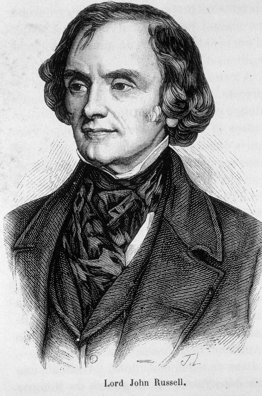 Lord John Russellin muotokuva tekijältä Unknown artist