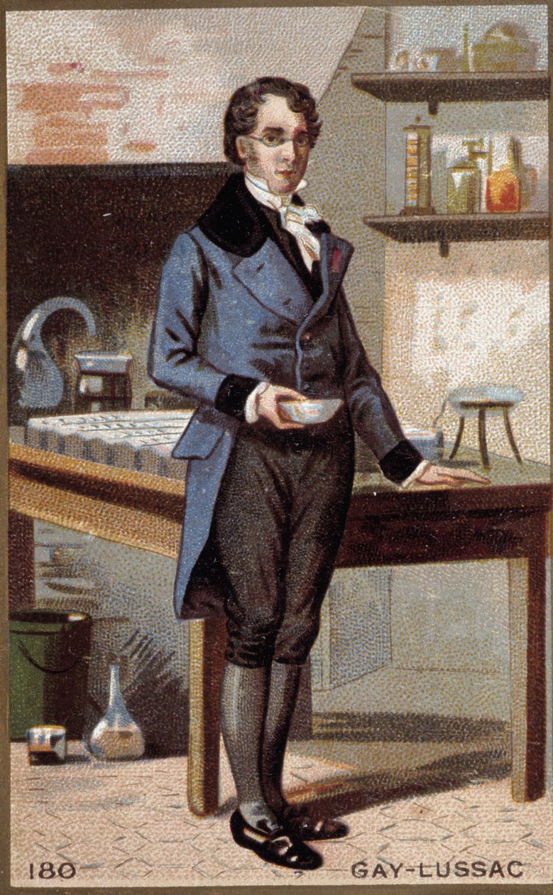 Muotokuva Louis-Joseph Gay-Lussacista (Louis Joseph Gay Lussac) (1778 - 1850), ranskalainen fyysikko ja kemisti. tekijältä Unknown artist