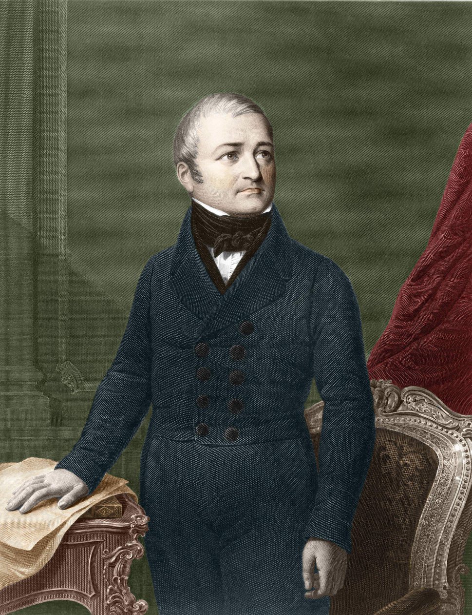 Nuoren Louis Adolphe Thiersin (1797 - 1877) muotokuva. tekijältä Unknown artist