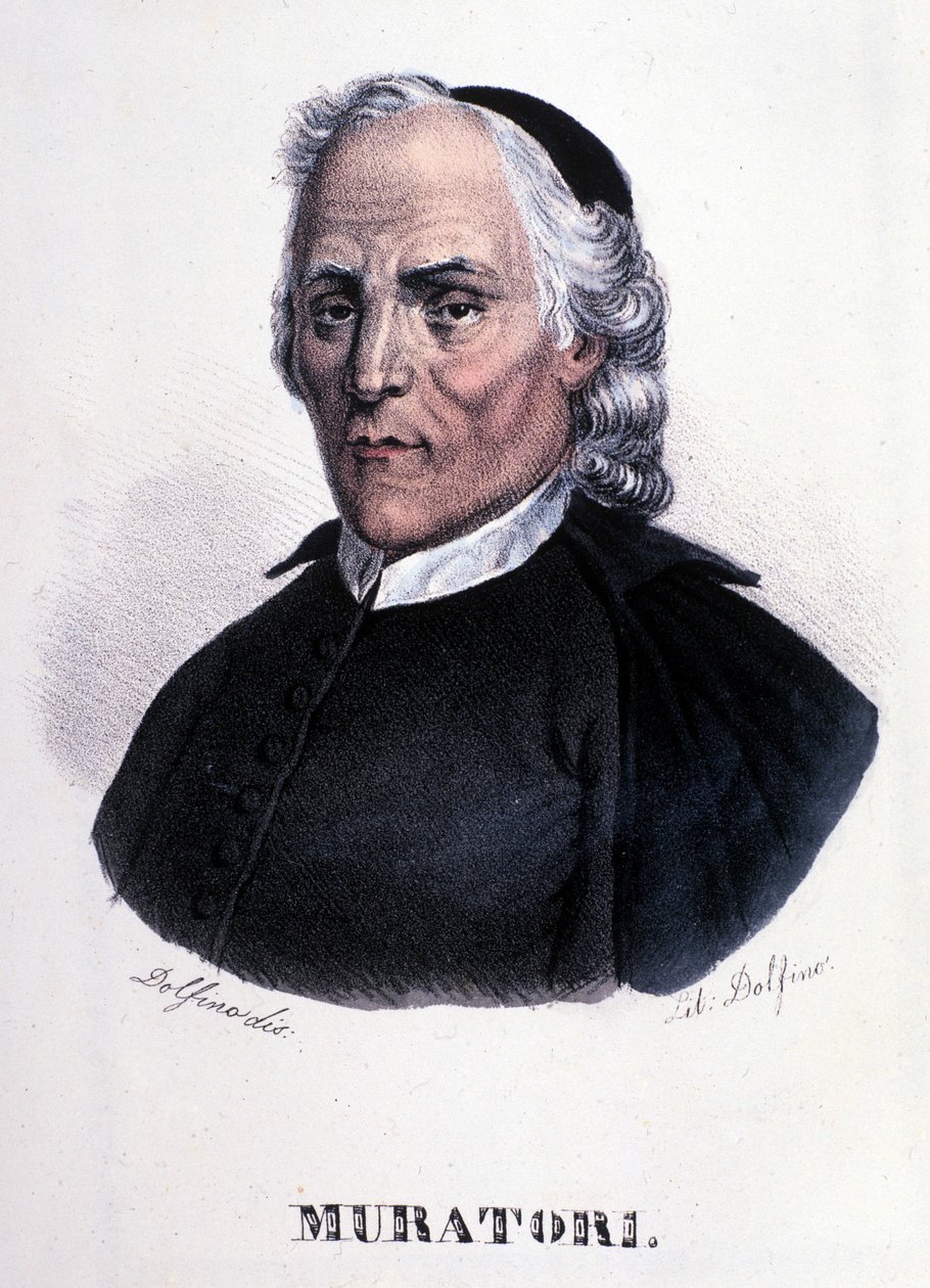 Louis Antoine Muratorin muotokuva tekijältä Unknown artist
