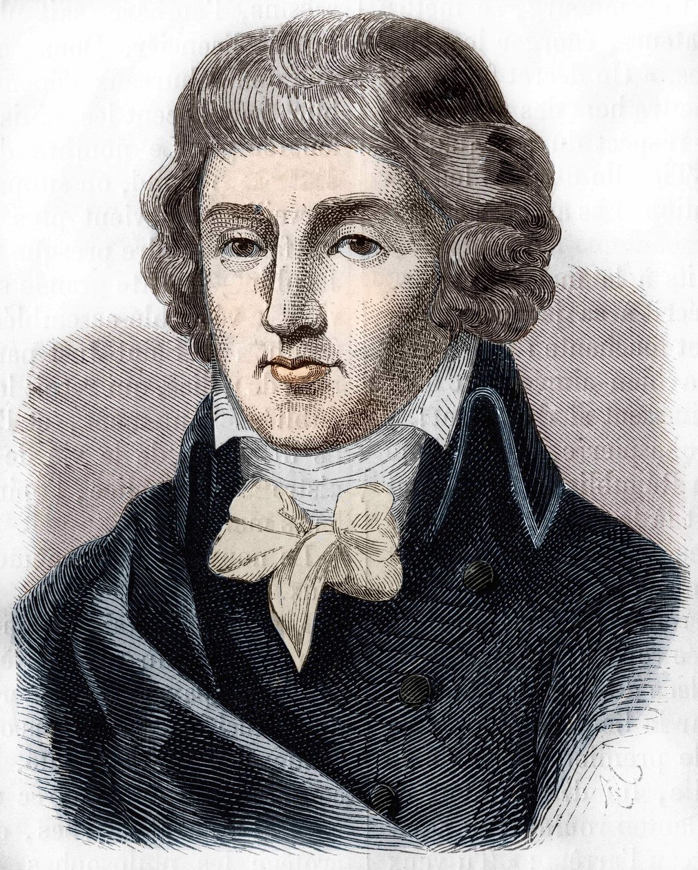 Muotokuva Louis Antoine Saint - Just (Saint-Just) (1767-1794), ranskalainen poliitikko. tekijältä Unknown artist