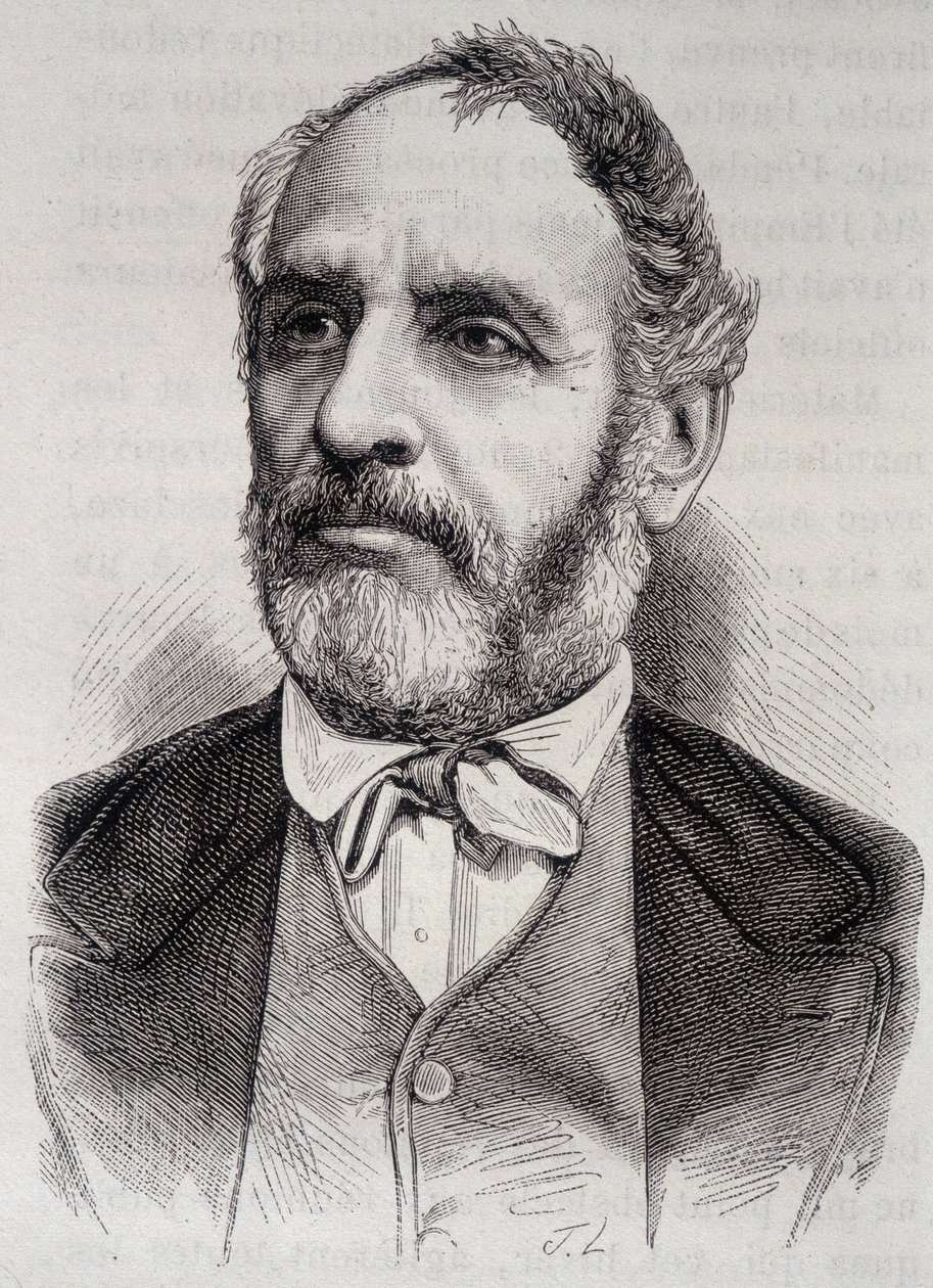 Ranskalaisen toimittajan ja poliitikon (1809-1871) Louis Charles Delescluzen muotokuva tekijältä Unknown artist