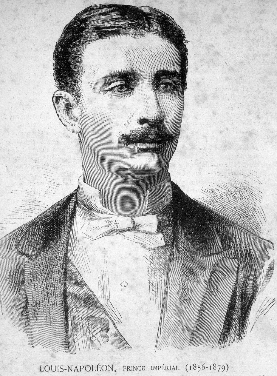 Louis Napoleonin, keisarillisen prinssin (1856 - 1879) muotokuva (Napoleon III:n poika) - elokuvassa "" Les Contemporains", n.d. 1800-luvun lopulla. tekijältä Unknown artist