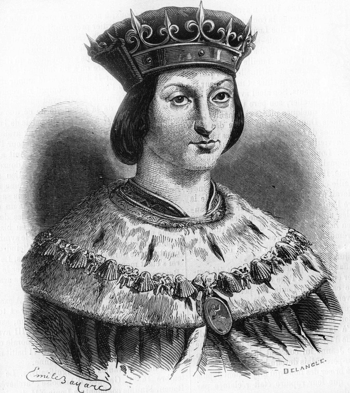 Ranskan kuninkaan Ludvig XII:n (1462-1515) muotokuva. tekijältä Unknown artist