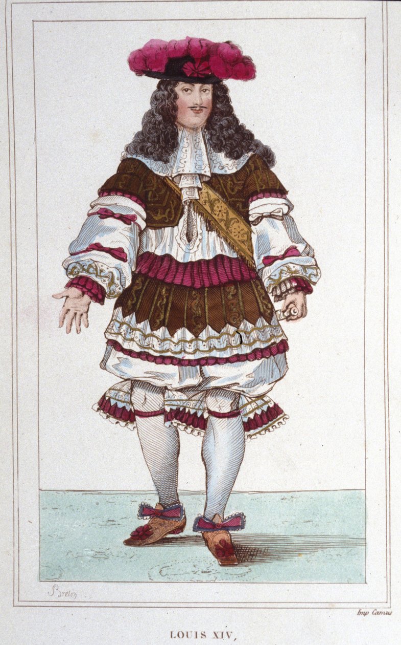 Ludvig XIV:n (1638 - 1715), Ranskan kuninkaan muotokuva. tekijältä Unknown artist