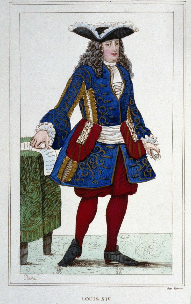 Ludvig XIV:n (1638 - 1715), Ranskan kuninkaan muotokuva. tekijältä Unknown artist