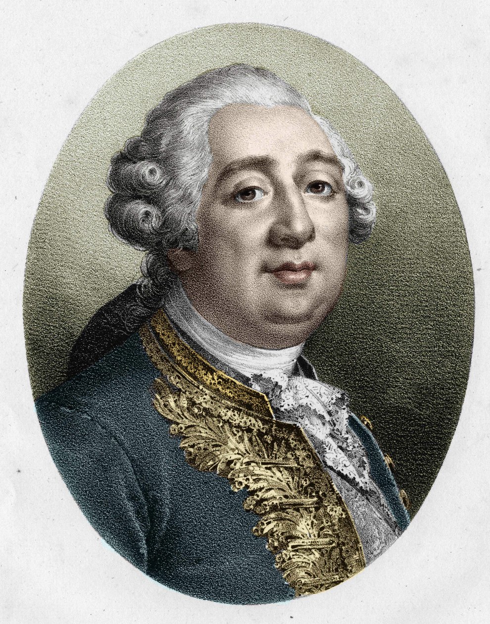 Ludvig XVI:n (1754-1793), Ranskan kuninkaan muotokuva. tekijältä Unknown artist