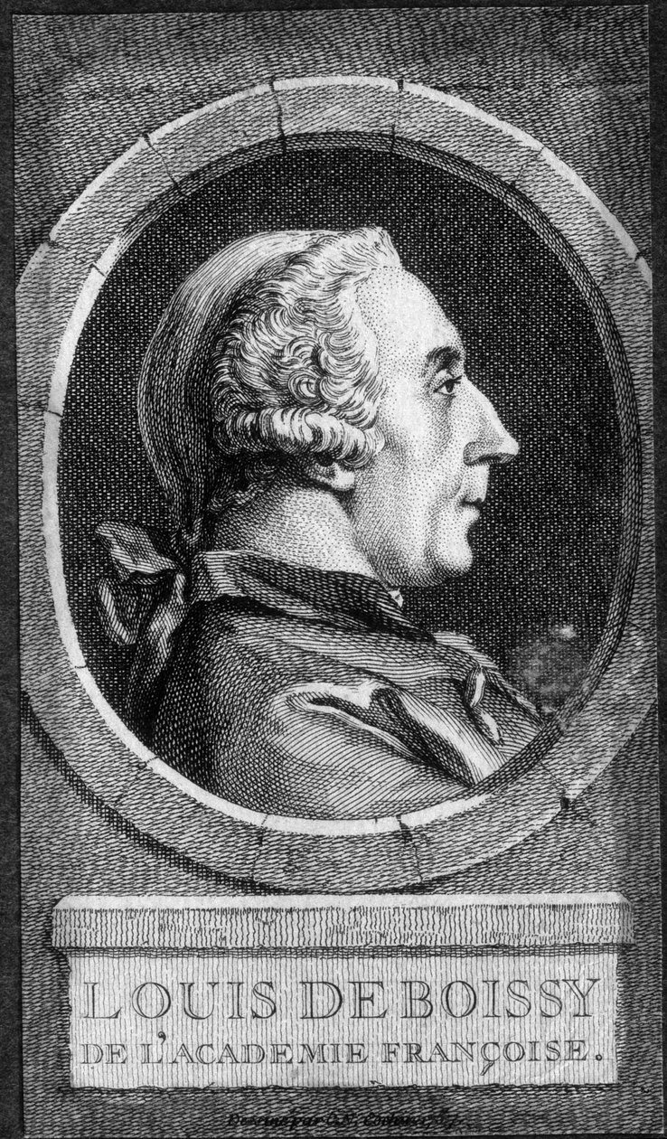 Ranskan akatemian Louis de Boissyn muotokuva - n.d. tekijältä Unknown artist