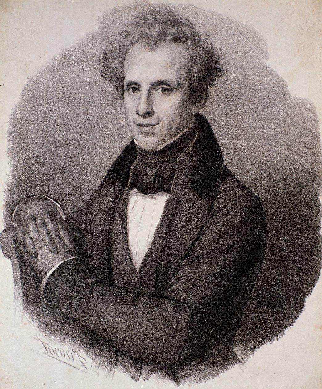 Luigi Riccin muotokuva (kaiverrus tekijältä Unknown artist