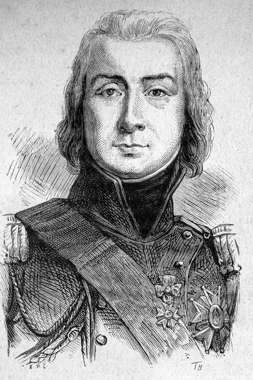 Marechal Bessieresin, Istrian herttuan (1768 - 1813) muotokuva - elokuvassa "" Les Contemporains", n.d. 1800-luvun lopulla. tekijältä Unknown artist