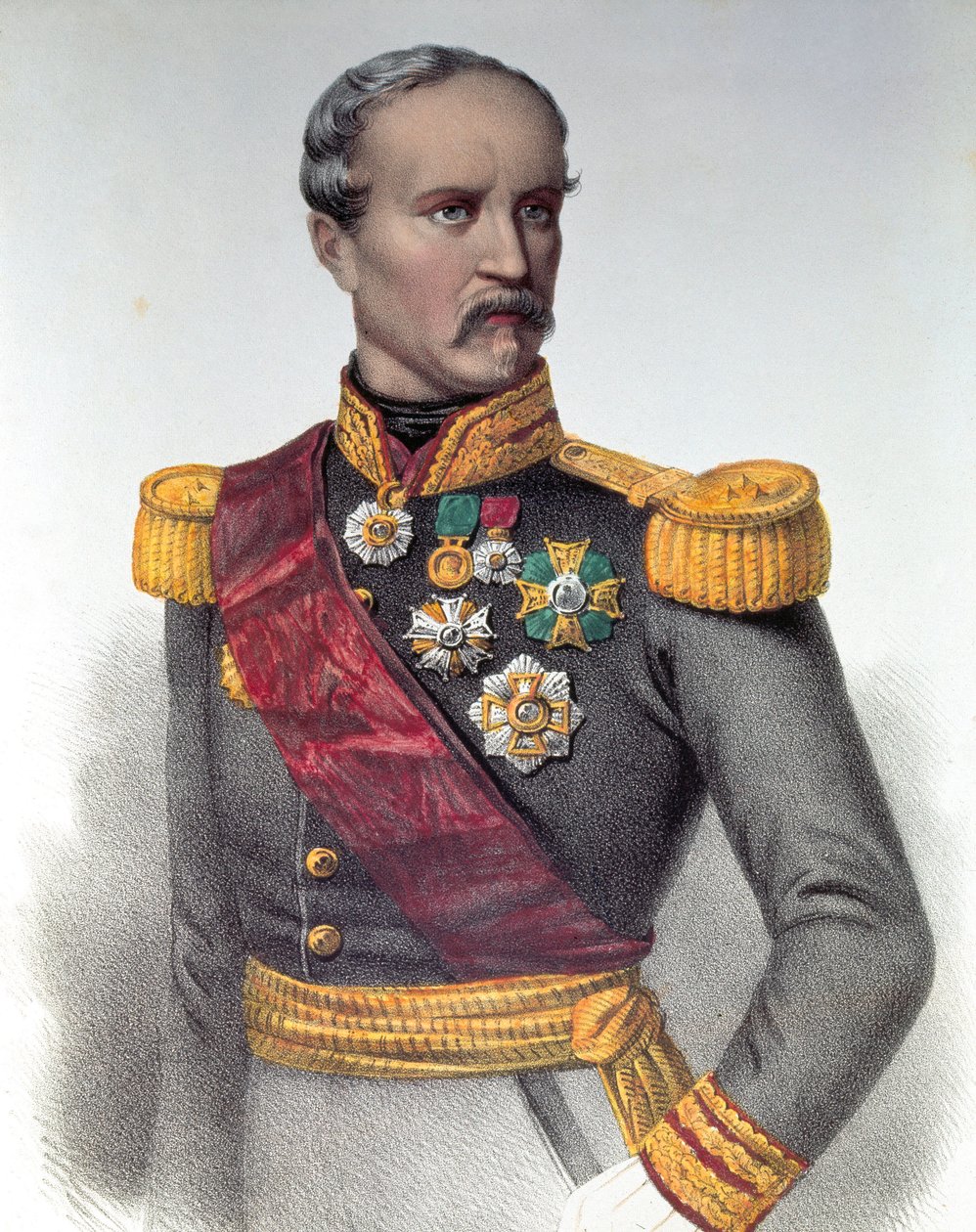 Muotokuva Marechal Patrice de Mac Mahonista (Mac-Mahon) (1808-1893) Italian maaseudun aikaan tekijältä Unknown artist