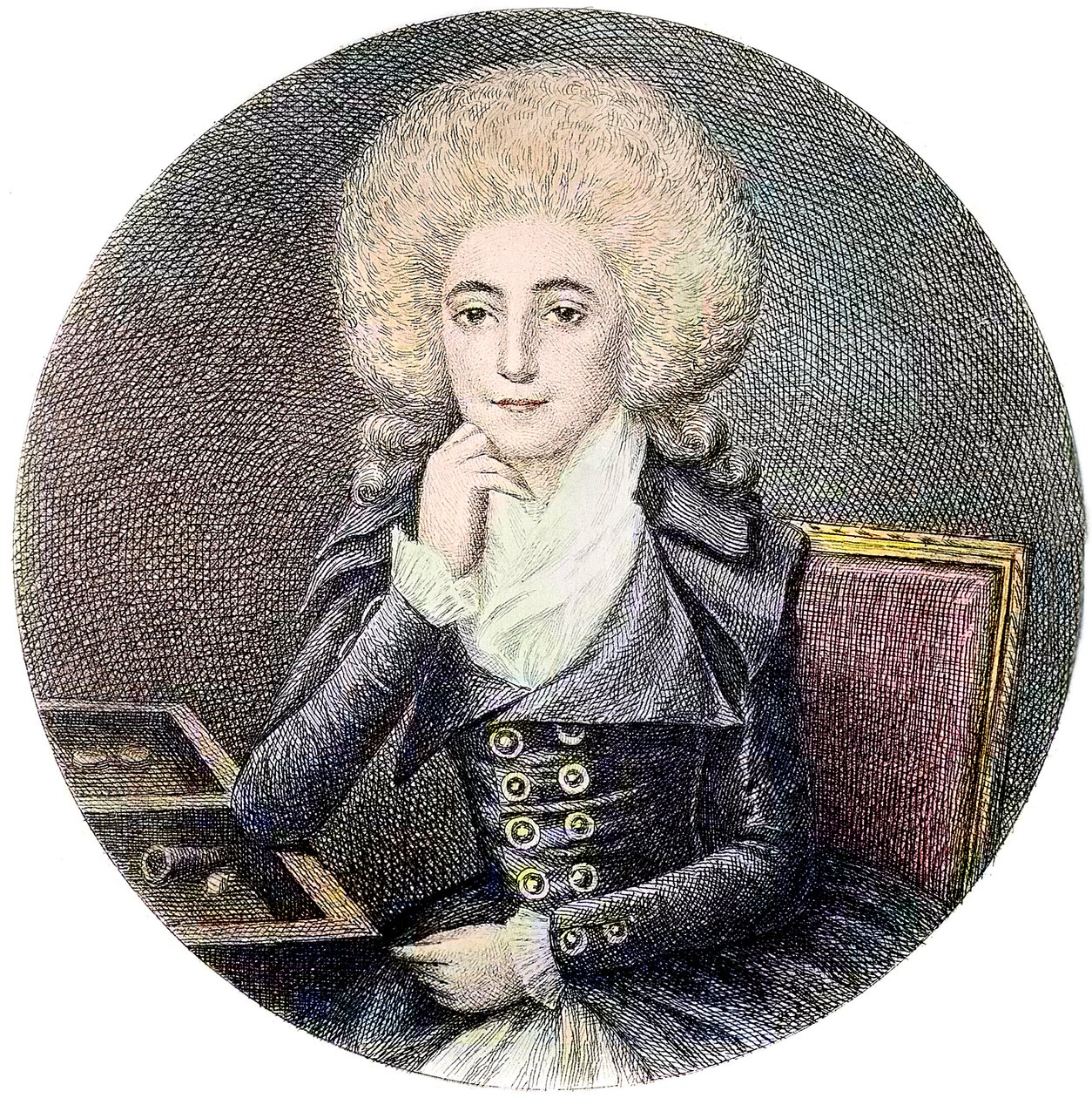 Muotokuva Marie Adrienne Francoise de Noaillesista, Marquise de La Fayettesta tekijältä Unknown artist
