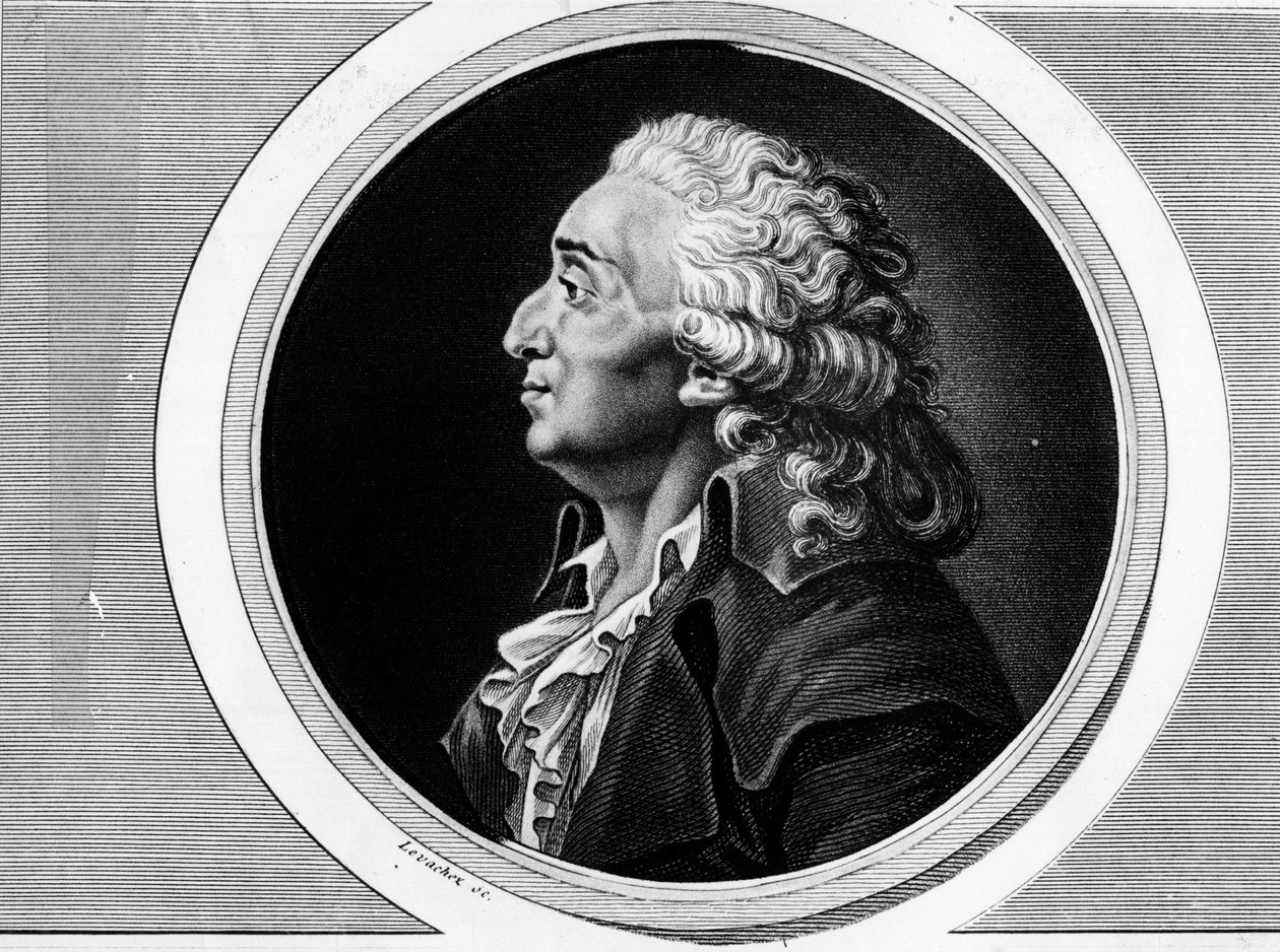 Marie Jean Antoine Nicolas de Caritatin muotokuva, markiisi de Condorcet (1743-1793), kansalliskonventin varajäsen ja filosofi. Kaiverrus "" Täydellinen kokoelma Ranskan vallankumouksen historiallisia maalauksia, kolme osaa.""" 1804. tekijältä Unknown artist