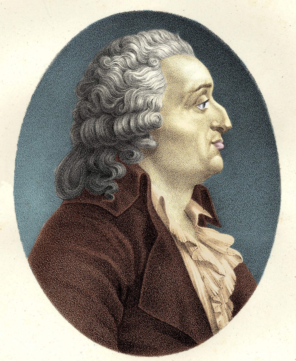 Marie Jean Antoine Nicolas de Caritatin muotokuva, markiisi de Condorcet (1743 - 1794) tekijältä Unknown artist