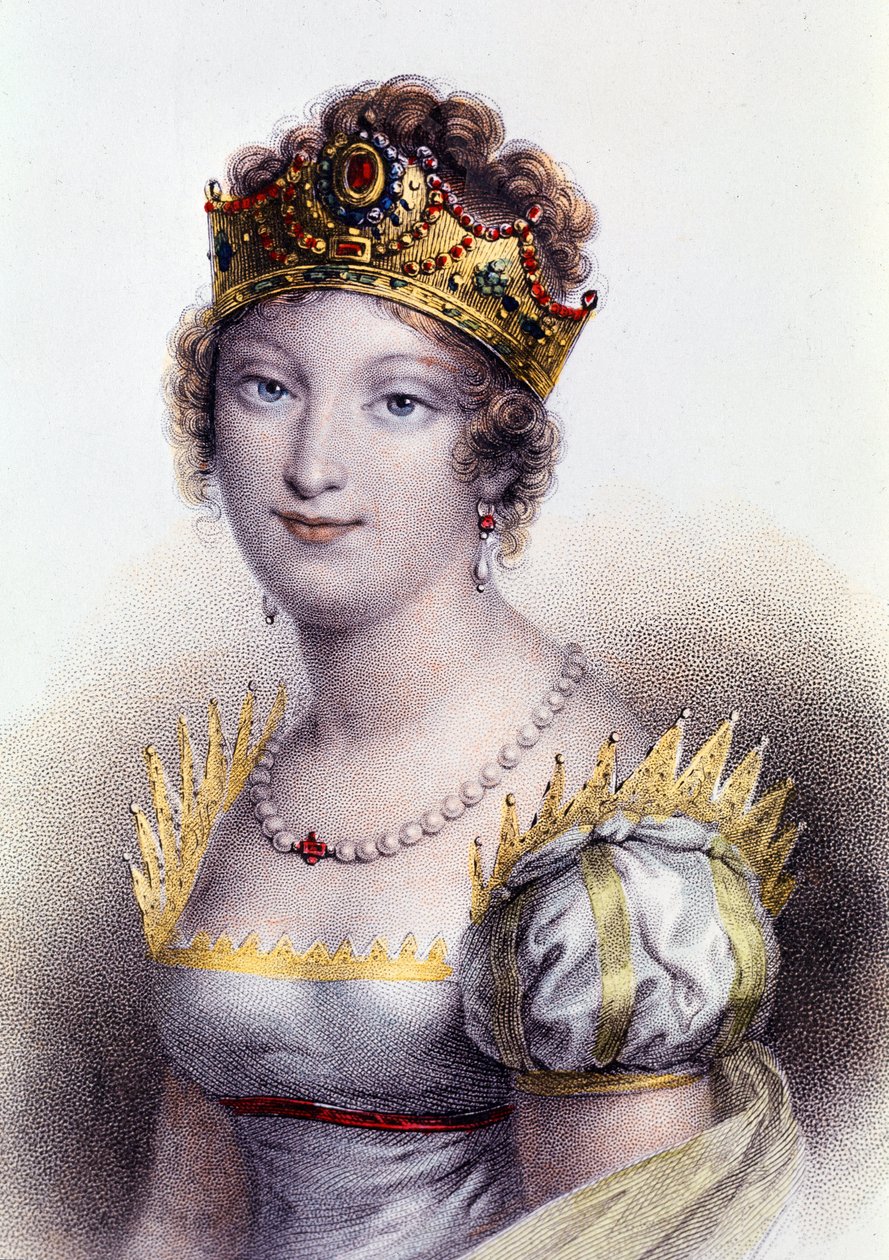 Muotokuva Marie Louisesta, Parman herttuattaresta, ranskan keisarinnapuolisosta (kaiverrus tekijältä Unknown artist