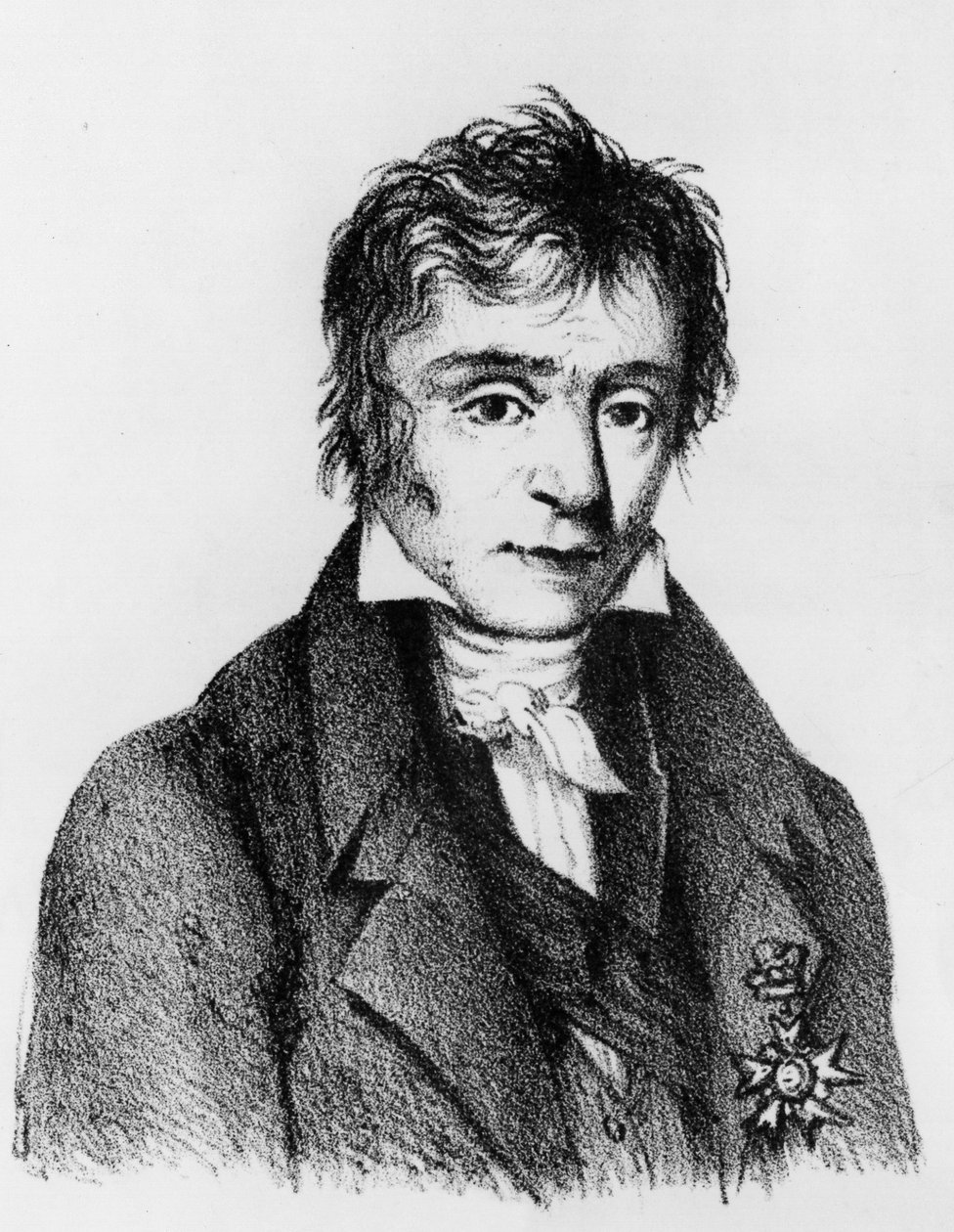 Marie Richen, Baron de Pronyn (1755-1839), ranskalaisen insinöörin muotokuva. tekijältä Unknown artist