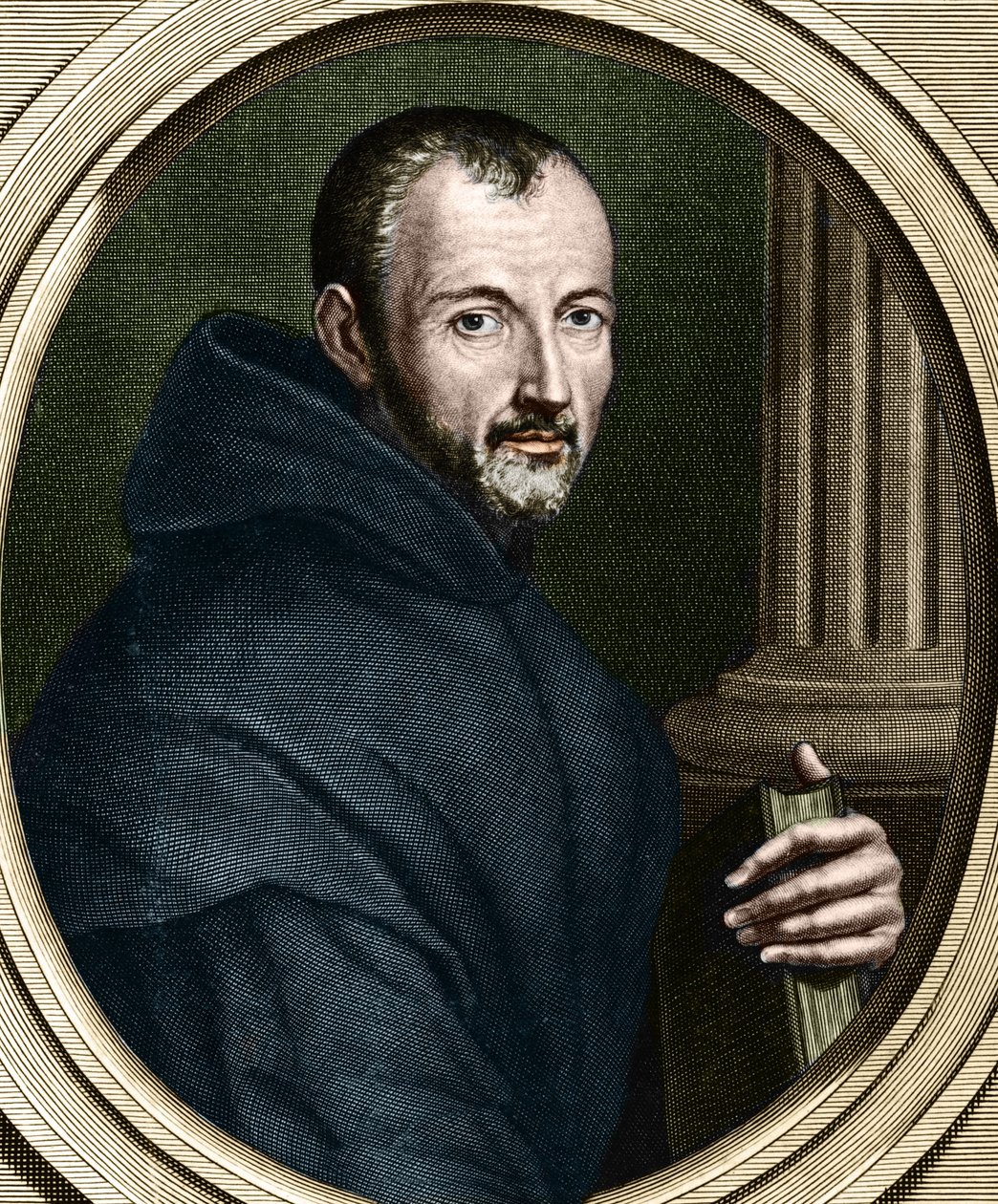 Minimaalisten isien ritarikunnan Marin Mersennen (1588 - 1648) muotokuva tekijältä Unknown artist