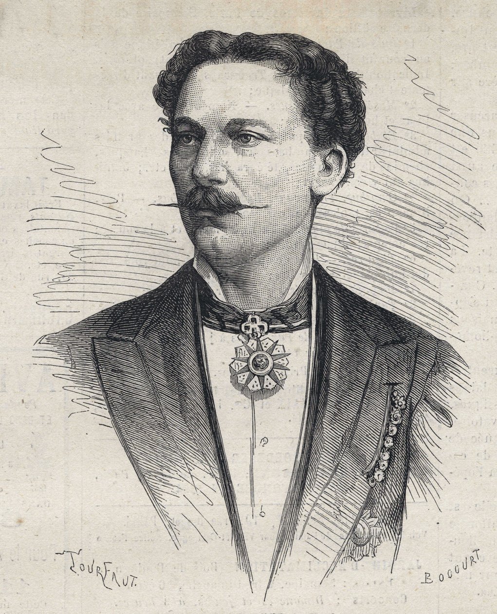 Muotokuva Marius Cazeneuvesta (1839-1913), ranskalaisesta arvovaltaisesta henkilöstä. tekijältä Unknown artist