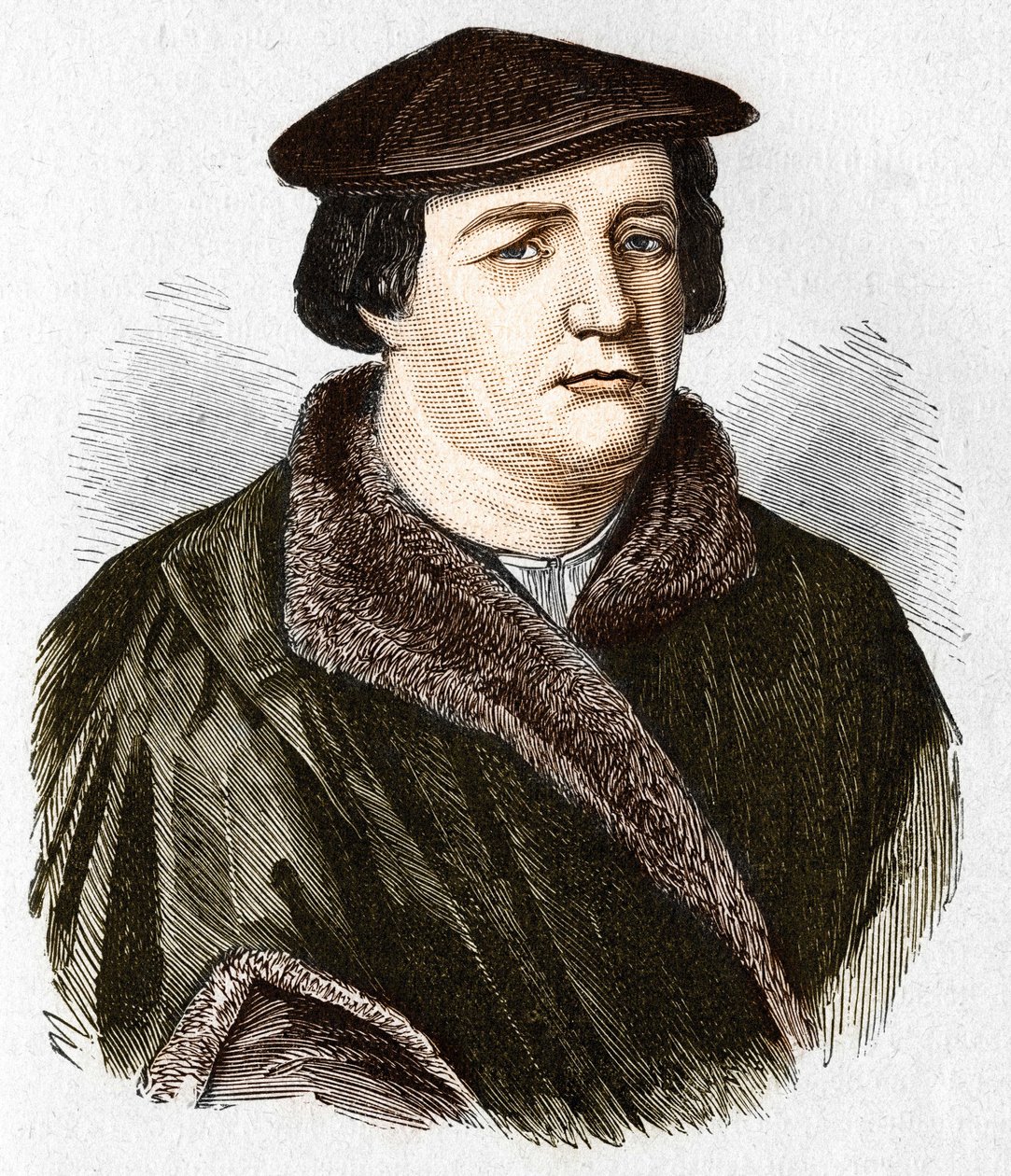 Martin Lutherin, saksalaisen protestanttisen teologin ja uskonpuhdistajan muotokuva. tekijältä Unknown artist