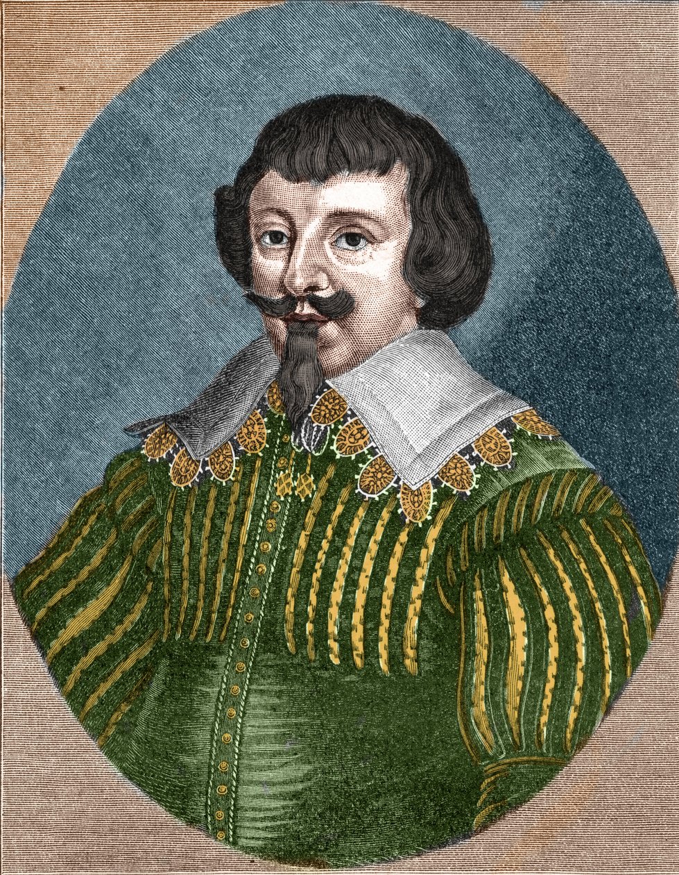 Saksalaisen runouden isän Martin Opitzin (Martinus Opitius) (1597-1639) muotokuva. tekijältä Unknown artist