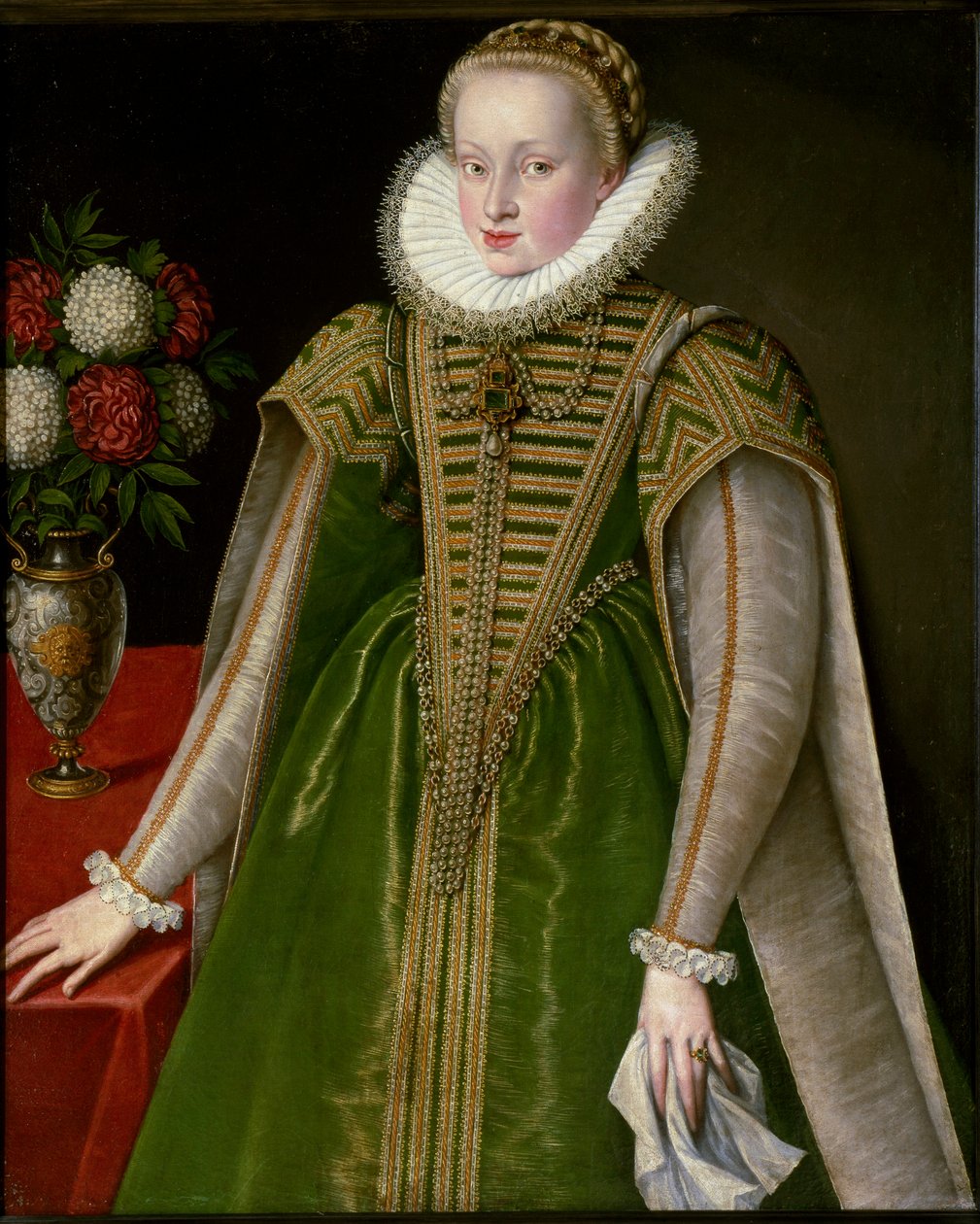 Muotokuva itävaltalaisesta Mary Christinesta, Sigismond I Bathoryn vaimosta tekijältä Unknown artist