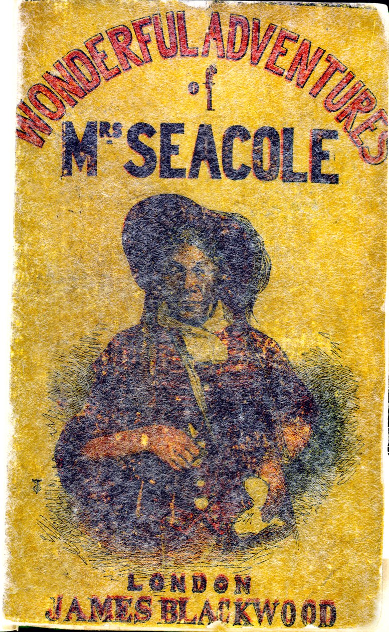 Muotokuva Mary Jane Seacolesta (1805 - 14. toukokuuta 1881), os. Grant. Jamaikalaissyntyinen skotlantilaista ja kreolilaista syntyperää oleva nainen, joka perusti "brittiläisen hotellin" rivien taakse Krimin sodan aikana, jota hän kuvaili "sotkupöydäksi ja tekijältä Unknown artist