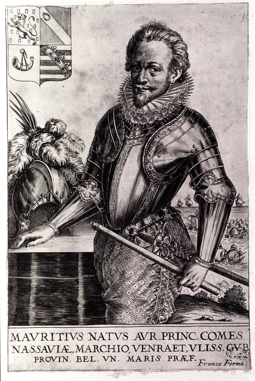 Muotokuva Maurice de Nassausta, Orangen prinssistä (s. Dillenburgissa tekijältä Unknown artist