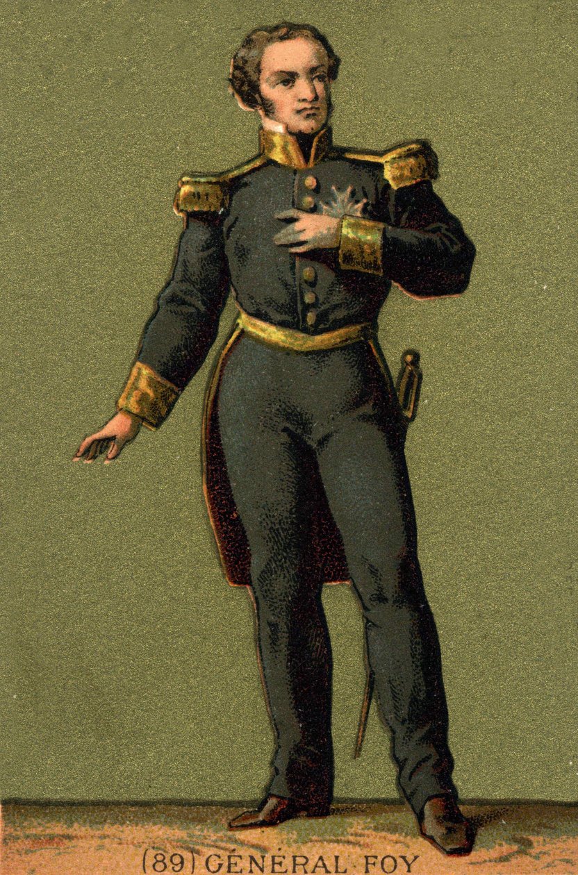 Maximilian Sébastien Foyn muotokuva. Ranskalainen kenraali ja poliitikko (1775-1825) tekijältä Unknown artist